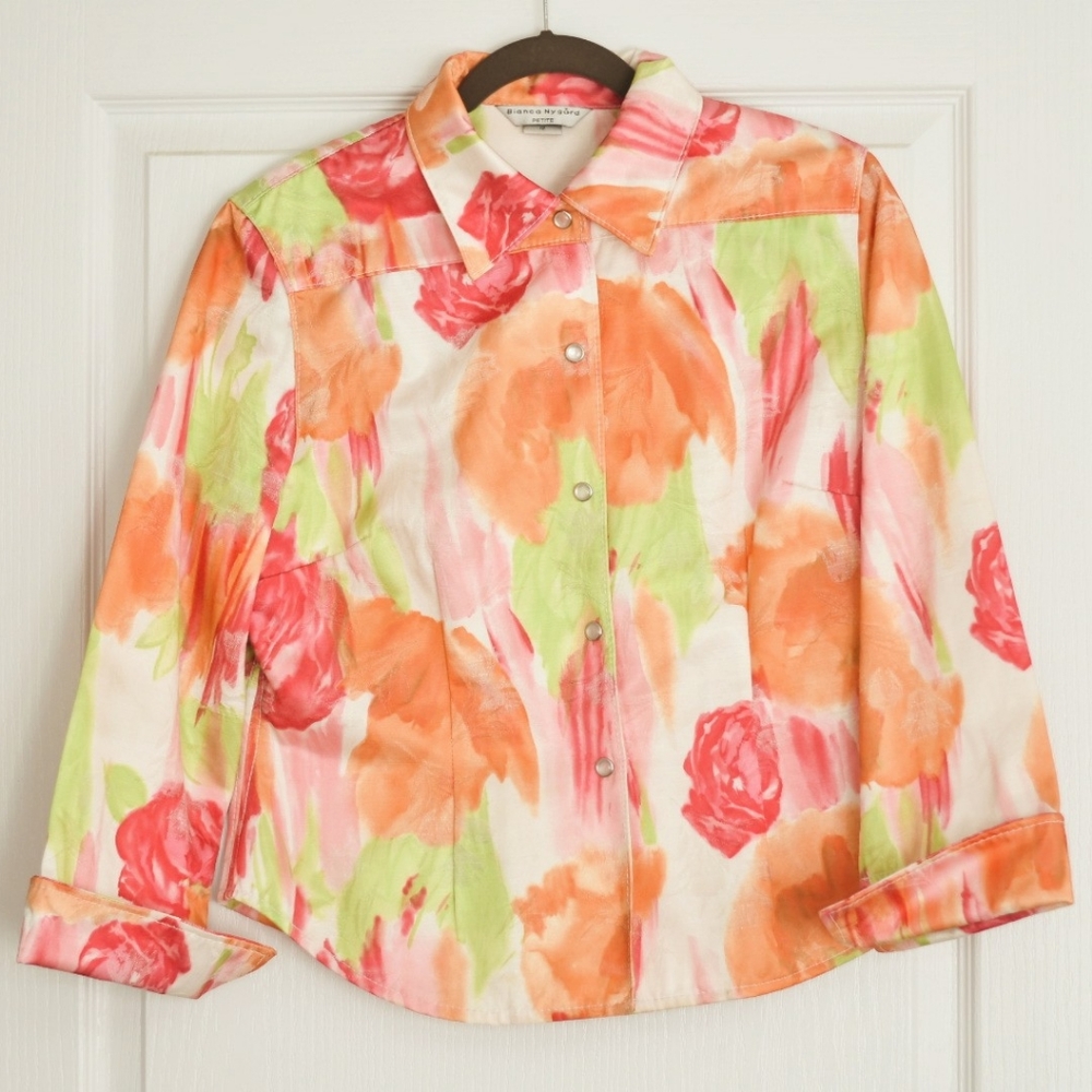 Bianca Nygard floral blazer
